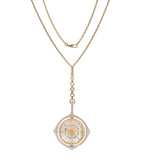 Annoushka yellow gold and diamond compass pendant, imported from the UK