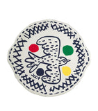 Gien Archipel hand-painted cake platter 34cm (British brand)