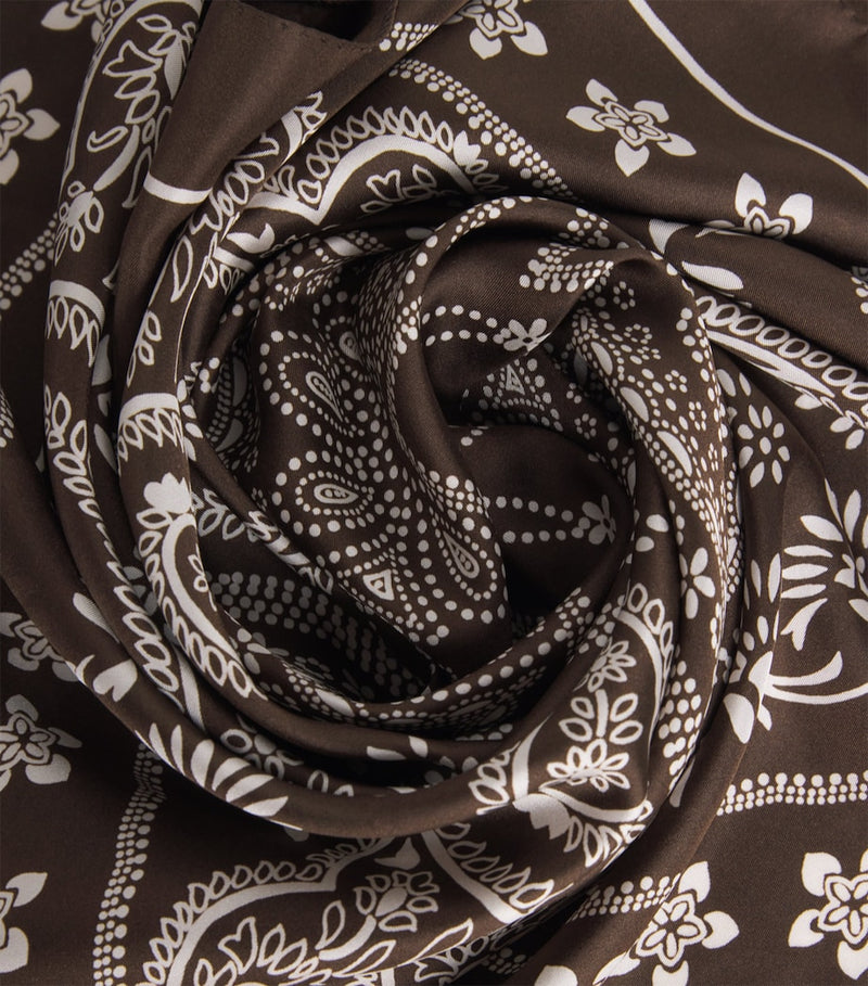 Sandro Paris silk printed bandana 90cm x 90cm (British brand)