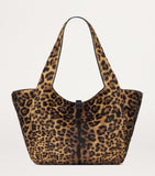Saint Laurent Leopard Bea tote bag - British product
