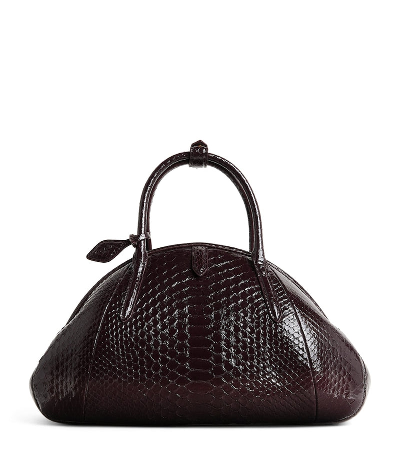 Alaïa small snakeskin top-handle purse, Italian luxury - British product