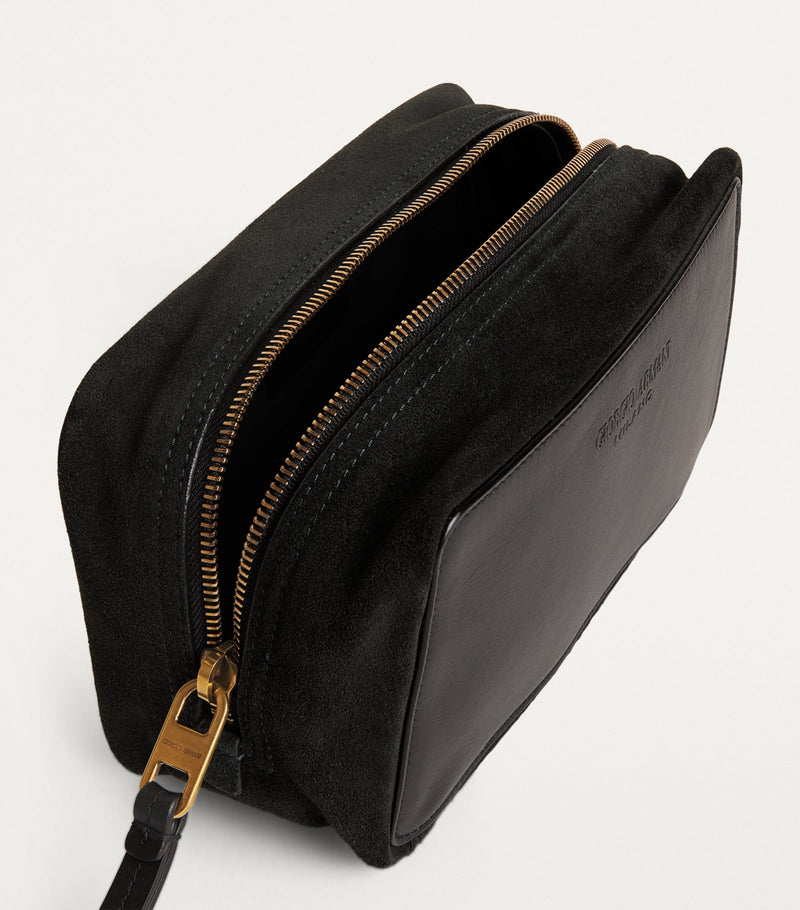 Giorgio Armani leather makeup bag, UK version