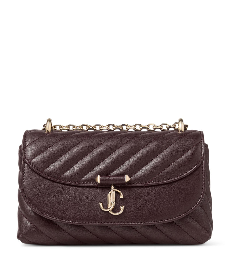 Jimmy Choo Curve quilted lambskin cross-body bag - British product