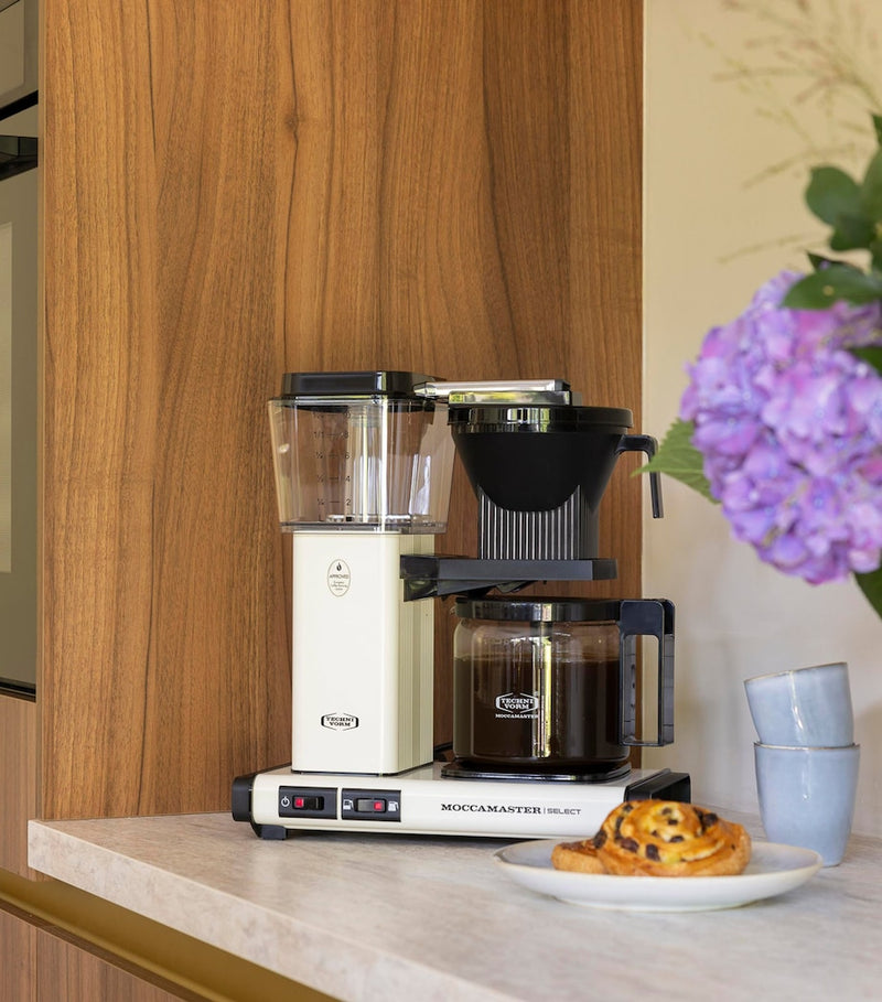 Moccamaster KBG Select filter coffee machine, imported from the UK