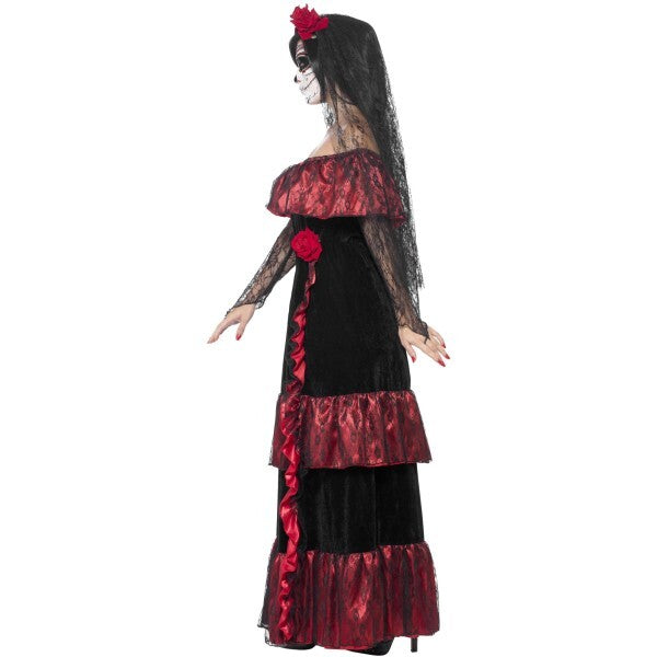 Smiffys Day of the Dead Bride deluxe costume, UK version