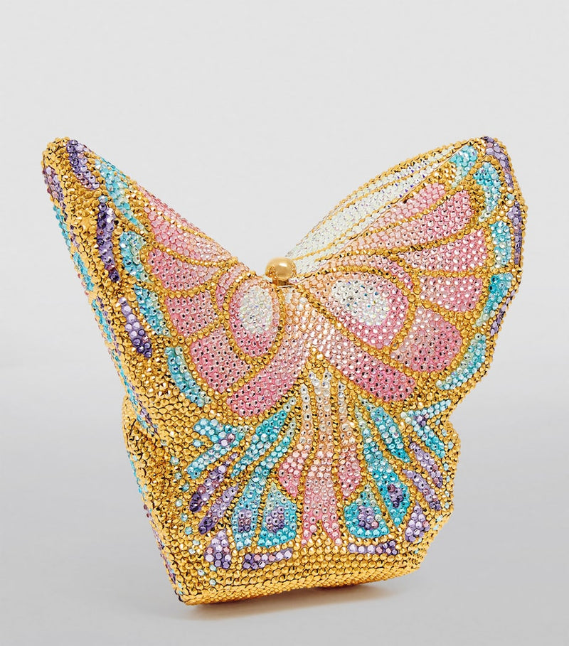 Judith Leiber Butterfly Serafina clutch bag 13cm, imported from the UK