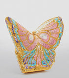 Judith Leiber Butterfly Serafina clutch bag 13cm, imported from the UK