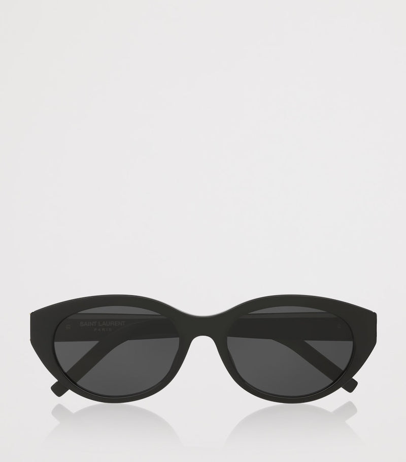 Saint Laurent acetate round sunglasses, imported from the UK