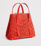 Alaïa Le Mina tote bag nubuck leather 17x20cm, imported from the UK