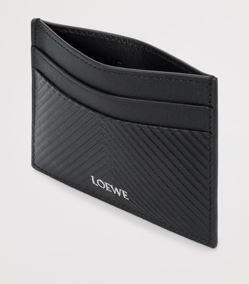 LOEWE leather chevron card holder - British product