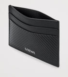 LOEWE leather chevron card holder - British product
