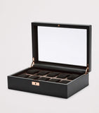 WOLF vegan leather 10-piece watch box, imported from the UK