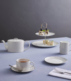 Wedgwood Gio Platinum 2-Tier cake stand (British brand)