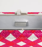 Judith Leiber embellished clutch bag with crystals, UK version
