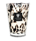Baobab Collection black rose and ginger scented candle in glass holder, 24cm - British product