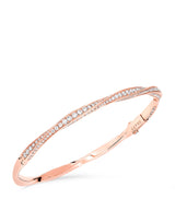 Harrods Graff Rose Gold and Diamond Spiral Bracelet- Buy online at McGrocer