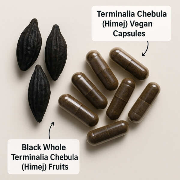 Ayumi Himej Chebula capsules 60 count (British brand)