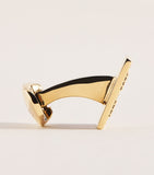 Deakin & Francis Vault Cufflinks gold-tone enamel, imported from the UK