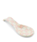 MacKenzie-Childs Rosy Check spoon rest (British brand)
