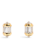 SHAY ripple gold diamond stud earrings (British brand)