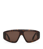 Alaïa acetate aviator mask sunglasses - British product