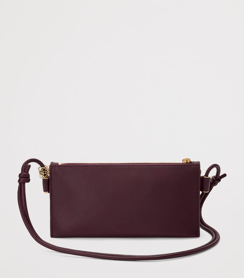 LOEWE Joya leather pouch with adjustable strap (British brand)