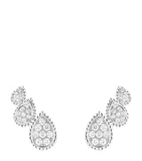 Harrods Boucheron White Gold and Diamond Serpent Bohème Three Motifs Earrings- Buy online at McGrocer