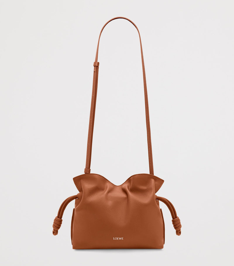 LOEWE Mini Flamenco leather clutch bag, UK version