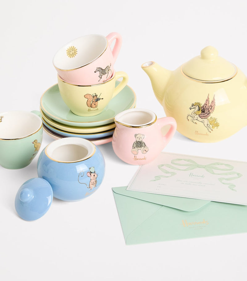 Harrods porcelain tea set for four (British brand)