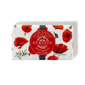 Durance Pretty Poppy Perfumed Soap Bar 125g