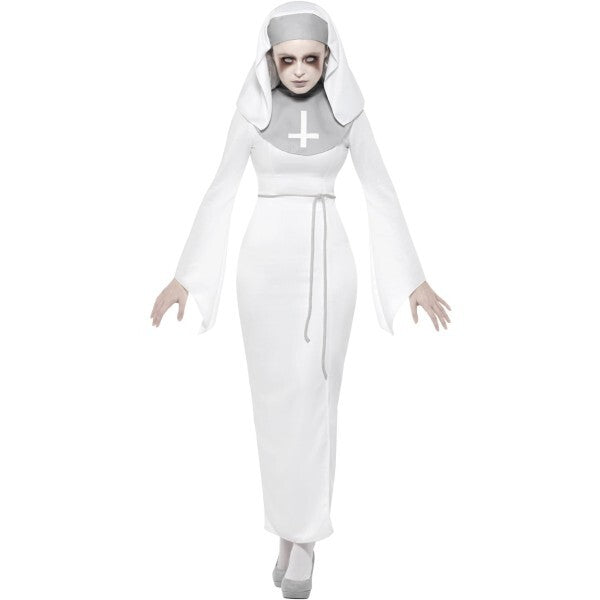 Smiffys Haunted Asylum Nun costume, imported from the UK