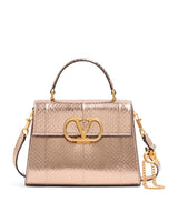 Harrods Valentino Garavani Small Snakeskin VSLING Top-Handle Bag- Buy online at McGrocer