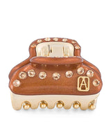 Harrods Alexandre de Paris Gold-Plated Crystal-Embellished Claw Hair Clip- Buy online at McGrocer