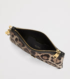 Dolce&Gabbana leopard print pouch 14x24cm, imported from the UK