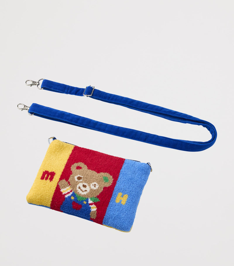 Miki House cotton chenille shoulder bag, imported from the UK