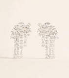 Self-Portrait crystal embellished earrings, UK version