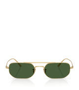 Harrods Oliver Peoples Steel 1989C Rectangle Sunglasses- Buy online at McGrocer
