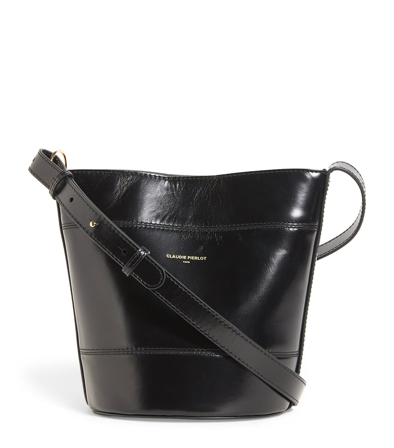 Claudie Pierlot Solveig bag in patent leather, imported from the UK