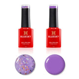 Bluesky Flower Gel Polish Mini Duo Purple - British product