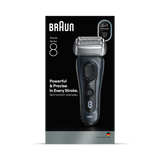 Holland & Barrett Braun Series 8 Electric Shaver with SensoAdapt, 8603S, Grey, 60 Minute Runtime- Buy online at McGrocer