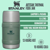 Stanley Artisan Thermal Food Jar 0.5L stainless steel - British product