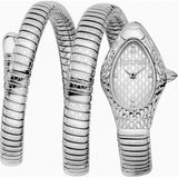 Superdrug Just Cavalli Silver Ladies Snake Watch- Buy online at McGrocer
