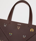 LOEWE Louis Wain XL calfskin puzzle fold tote bag (British brand)