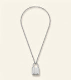 Balenciaga BB Padlock Necklace, UK version