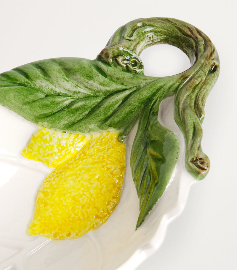 Les-Ottomans lemon starter plate, UK version