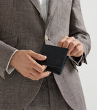 Brunello Cucinelli bifold wallet nubuck leather (British brand)