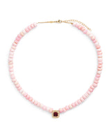 Harrods Jacquie Aiche Yellow Gold, Diamond, Opal and Tourmaline Necklace- Buy online at McGrocer
