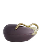 Bordallo Pinheiro Aubergine Box kitchen storage and serving dish - British product
