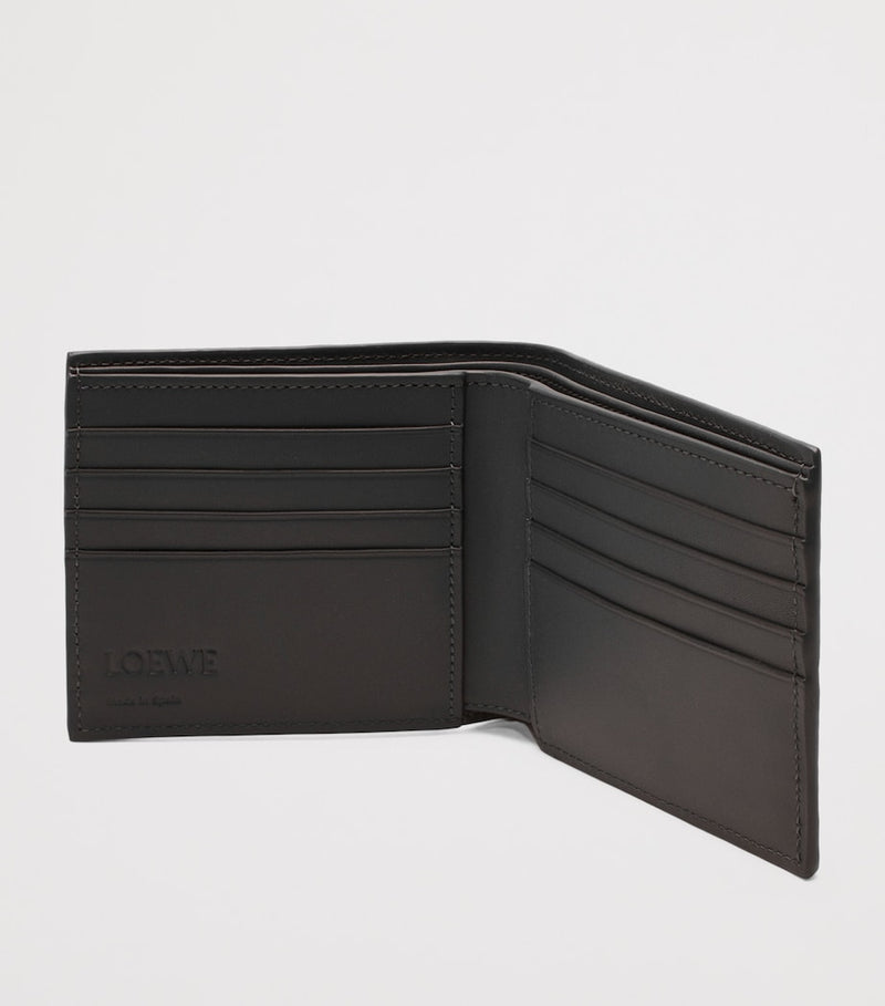 LOEWE leather bifold wallet with 8 card slots (British brand)