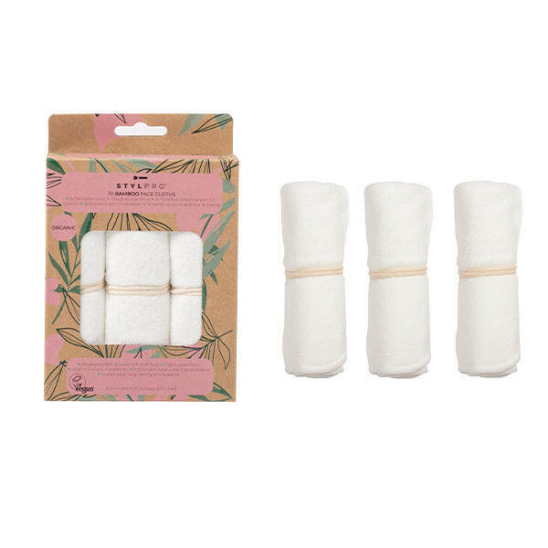 STYLPRO Bamboo Face Cloths GOODS Superdrug